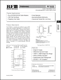 Click here to download RF3322 Datasheet
