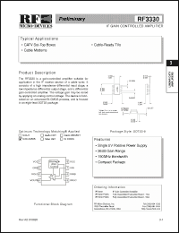 Click here to download RF3330 Datasheet
