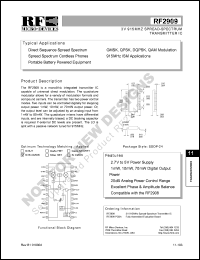 Click here to download RF2909 Datasheet