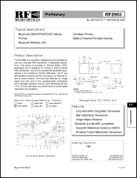 Click here to download RF2968 Datasheet