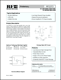 Click here to download RF2373 Datasheet