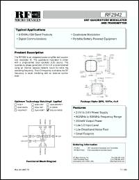 Click here to download RF2942 Datasheet