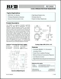 Click here to download RF2958TR13 Datasheet