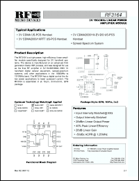 Click here to download RF3164 Datasheet