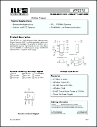 Click here to download RF3315 Datasheet