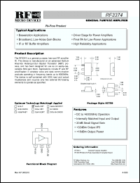 Click here to download RF3374 Datasheet