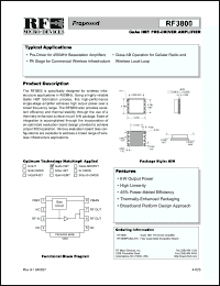 Click here to download RF3800 Datasheet