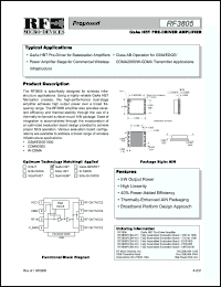 Click here to download RF3805 Datasheet