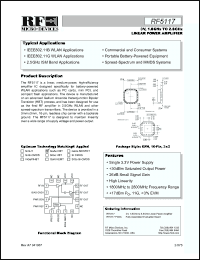 Click here to download RF5117 Datasheet