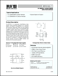Click here to download RF6100-1 Datasheet