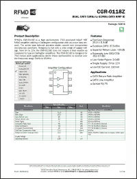 Click here to download CGR-0118ZTR13 Datasheet