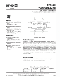 Click here to download RF5122 Datasheet