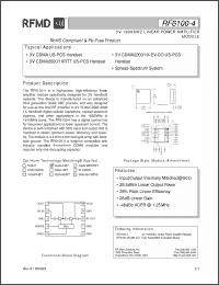 Click here to download RF6100-4 Datasheet
