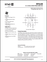 Click here to download RF5189PCBA-41X Datasheet