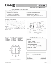 Click here to download RF2196_06 Datasheet