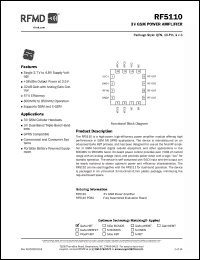 Click here to download RF5110 Datasheet