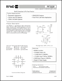 Click here to download RF3220 Datasheet