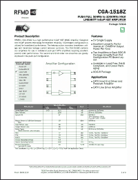 Click here to download CGA1518ZTR7 Datasheet