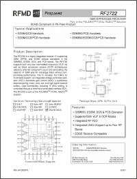 Click here to download RF2722 Datasheet