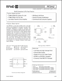 Click here to download RF2442_06 Datasheet