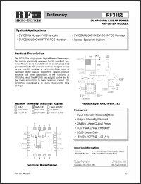 Click here to download RF3165PCBA-410 Datasheet