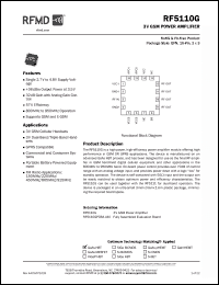 Click here to download RF5110G Datasheet
