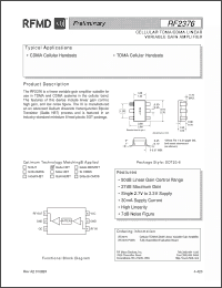 Click here to download RF2376_06 Datasheet
