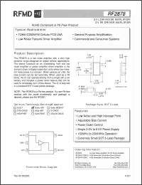 Click here to download RF2878 Datasheet