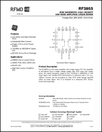 Click here to download RF3865PCK-411 Datasheet