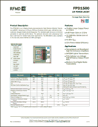 Click here to download FPD1500-000S3 Datasheet