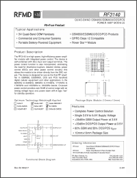 Click here to download RF3140 Datasheet