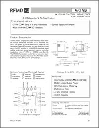 Click here to download RF3165 Datasheet