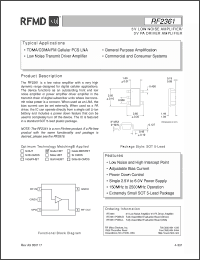 Click here to download RF2361_06 Datasheet
