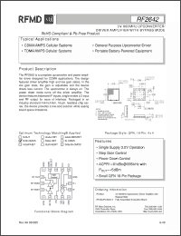 Click here to download RF2642PCBA41X Datasheet