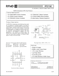 Click here to download RF2192_06 Datasheet