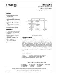Click here to download RF3166D Datasheet