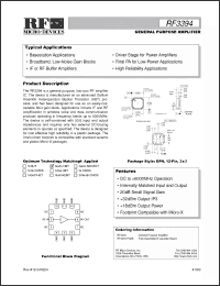 Click here to download RF3394 Datasheet