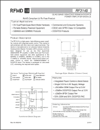 Click here to download RF3145 Datasheet