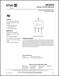 Click here to download RF3378_1 Datasheet