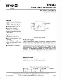 Click here to download RF2314_1 Datasheet