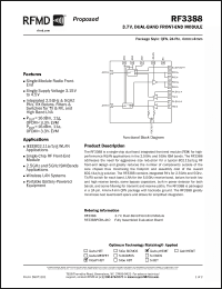 Click here to download RF3388 Datasheet