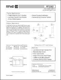 Click here to download RF2362_06 Datasheet