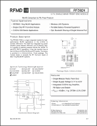 Click here to download RF5924 Datasheet