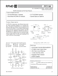 Click here to download RF5198PCBA-41X Datasheet