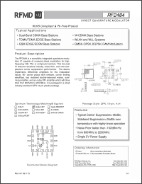 Click here to download RF2484_06 Datasheet