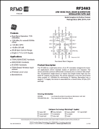 Click here to download RF2483PCBA-41X Datasheet