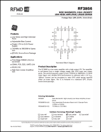 Click here to download RF3866PCK-411 Datasheet