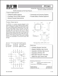 Click here to download RF2461_06 Datasheet
