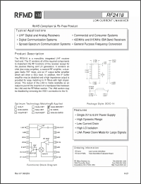 Click here to download RF2418_06 Datasheet
