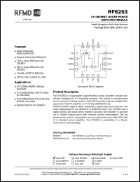 Click here to download RF6263PCBA-41X Datasheet